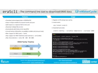 `era5cli`: the commandline tool to download ERA5 data